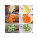Ralador de Legumes Multifuncional Manual em Aço Inox – 4 Faces, Cenoura, Batata e Queijo