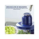 Descascador Elétrico de Alho, Frutas e Legumes – Automático, Sem Odor nas Mãos, USB