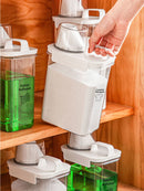 Dispenser para Sabão e Amaciante Multiuso – Organizador para Cozinha e Lavanderia