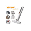 Kit 2 Mini Mops de Limpeza CleanFast – Cabo Extensível, Microfibra, para Cozinha e Banheiro