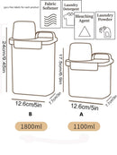 Dispenser para Sabão e Amaciante Multiuso – Organizador para Cozinha e Lavanderia