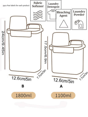 Dispenser de Sabão e Amaciante - Praticidade e Controle em Cada Detalhe
