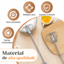 Batedor Semi-Automático Rotativo em Aço Inox
