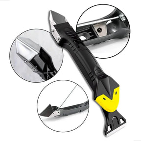 Espátula Para Remoção de Rejunte e Silicone 7 em 1 – Ferramenta de Limpeza, Corte e Acabamento