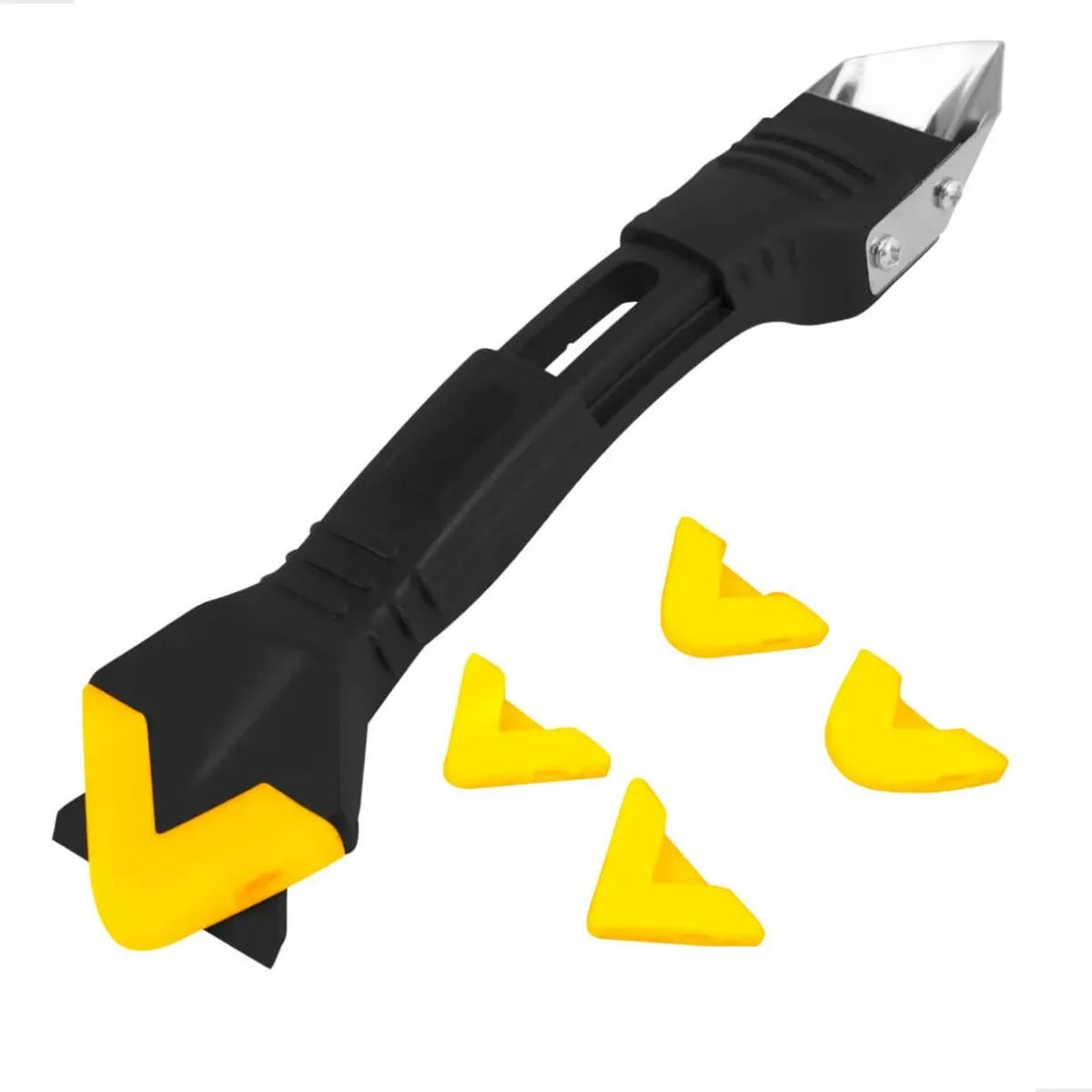 Espátula Para Remoção de Rejunte e Silicone 7 em 1 – Ferramenta de Limpeza, Corte e Acabamento