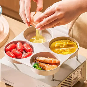 Frigideira Antiaderente 4 em 1 Frigideira de Ovo