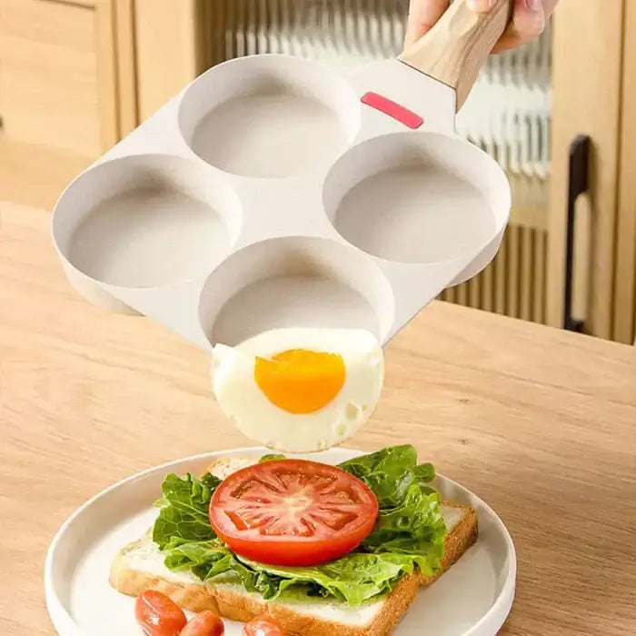 Frigideira Antiaderente 4 em 1 Frigideira de Ovo