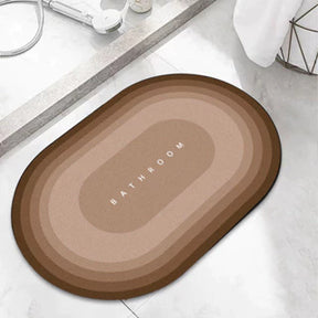 Kit 2 Tapetes de Secagem Rápida em Microfibra Antiderrapante – Banheiro / Porta de Entrada