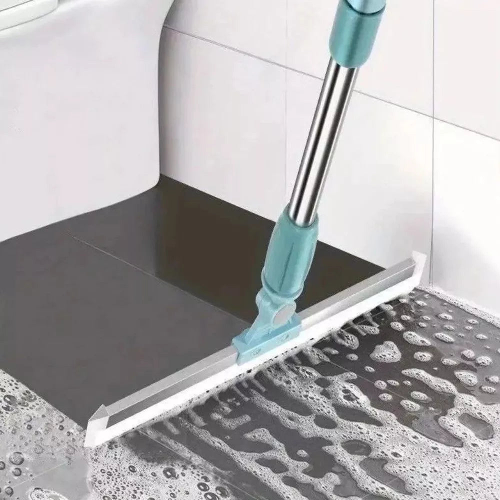 Rodo de Silicone com Cabo Articulado 180° – Limpeza Fácil, Rápida e Sem Esforço