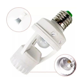 Kit 02 Sensores De Presença Com Fotocélula Para Lâmpada Soquete