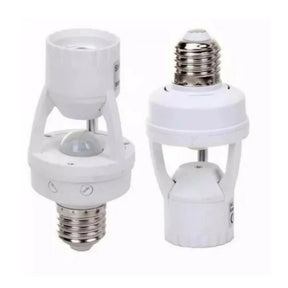 Kit 02 Sensores De Presença Com Fotocélula Para Lâmpada Soquete