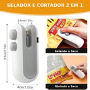 SelaFácil - Mini Máquina Seladora de Plástico Recarregável