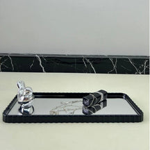 Bandeja Espelhada Banheiro Lavabo Decorativa Multiuso